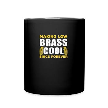 Lustiger Euphonium Making Low Brass Coo Lustiger - Tasse einfarbig - Schwarz - Vorne