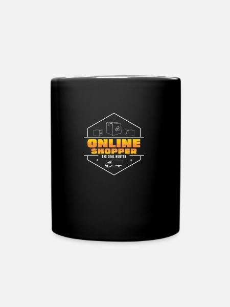 Funny Online Shopper The Deal Hunter for - Full Colour Mug - black
