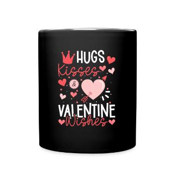 Valentine's Day Couple Relationship - Full Colour Mug - black - Front