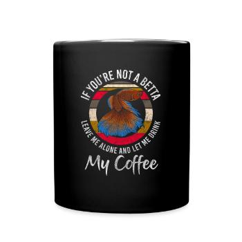 Aquarium Aquarists under water sea creatures - Full Colour Mug - black - Front