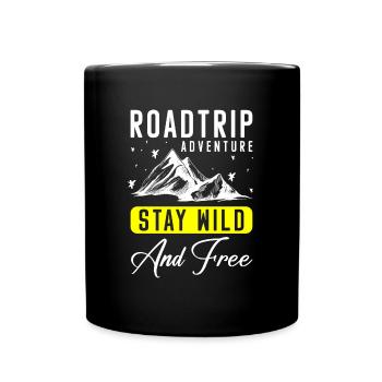 Holiday Camping Trip - Full Colour Mug - black - Front