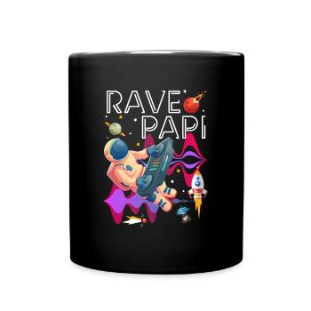 House Techno Musik Electro Abtanzen - Tasse einfarbig - Schwarz - Vorne