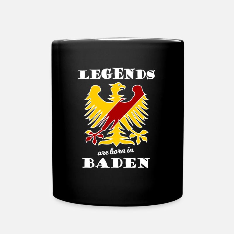 Die Badenser Legenden - Tasse einfarbig - Schwarz