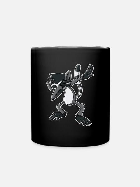 Lémurien Dabbing - Mug uni - noir