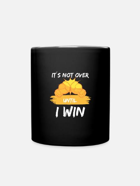 Boxer Boxen Herausforderer Ehrgeiz Positiv - Tasse einfarbig - Schwarz