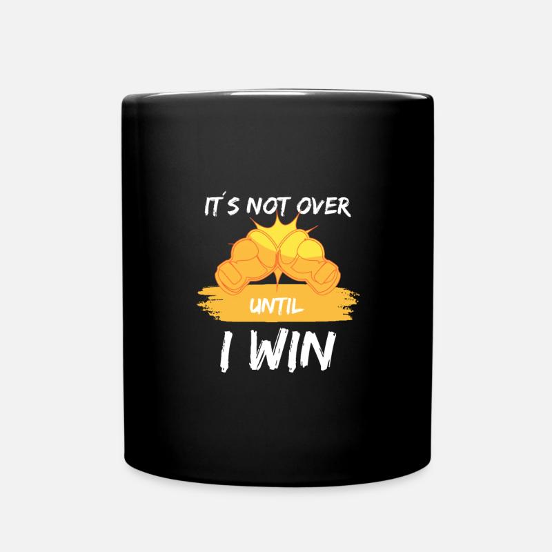 Boxer Boxen Herausforderer Ehrgeiz Positiv - Tasse einfarbig - Schwarz