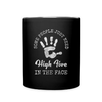 Humour noir Drôle de provocation Dictons - Mug uni - noir - Devant