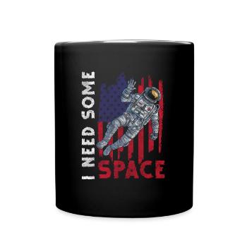 Space Astronomy Cosmos - Full Colour Mug - black - Front