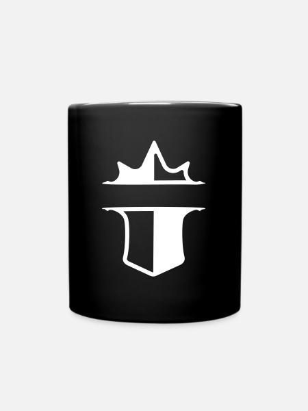 Wappen - Tasse einfarbig - Schwarz
