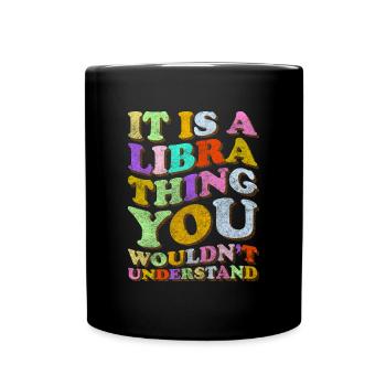 Signe du zodiaque Constellation Étoile d’octobre - Mug uni - noir - Devant