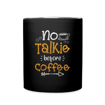 Coffee Breakfast Caffeine - Full Colour Mug - black - Front