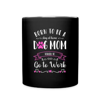 Dog Paw École de chien - Mug uni - noir - Devant