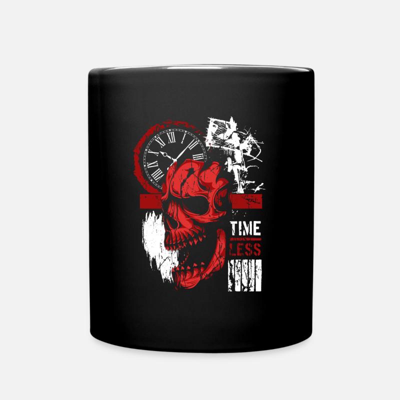 Tattoo Trash Rabe - Tasse einfarbig - Schwarz