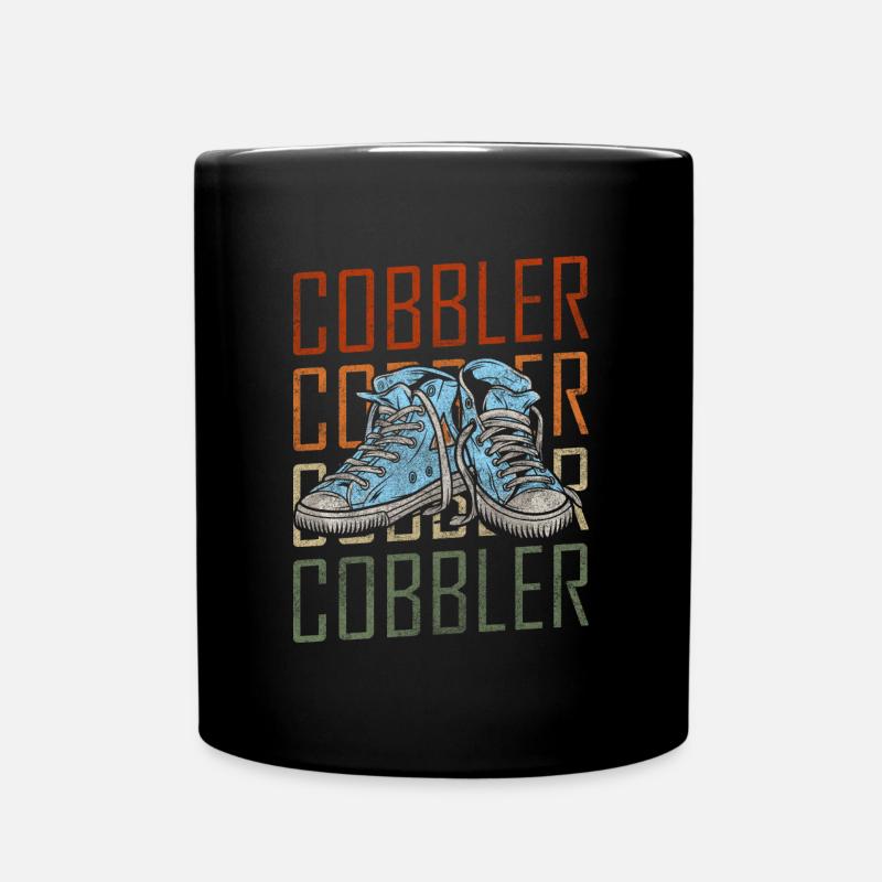 Schuhmacher Stiefel - Tasse einfarbig - Schwarz