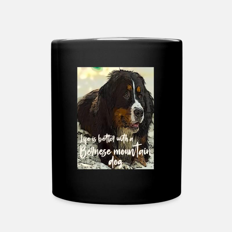 Bouvier bernois - Mug uni - noir