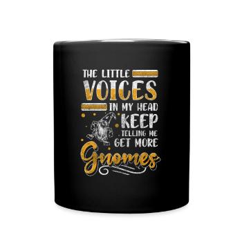 Dwarf Garden - Full Colour Mug - black - Front