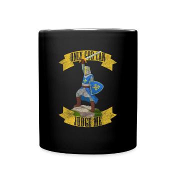 Knight Dragon Armor Warrior - Full Colour Mug - black - Front