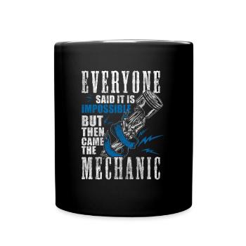 Automobile Artisan Maître Moteur - Mug uni - noir - Devant