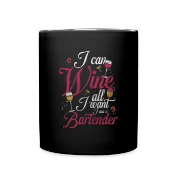 Bar Disco Whisky Barmaid - Mug uni - noir - Devant