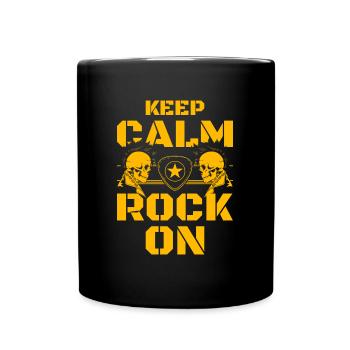 Music Rock Music Guitar Concert - Full Colour Mug - black - Front