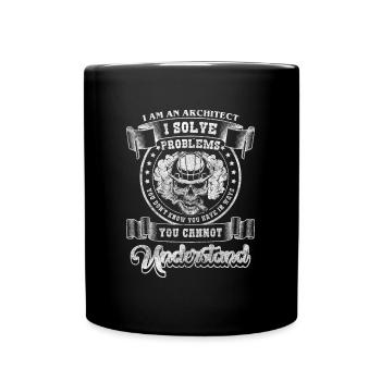 Architect Profession Builder - Full Colour Mug - black - Front