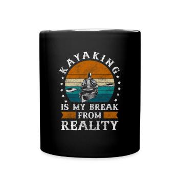 Rudern Wassersport Kraft - Tasse einfarbig - Schwarz - Vorne
