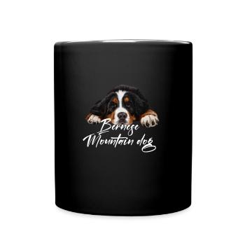Bouvier bernois - Mug uni - noir - Devant
