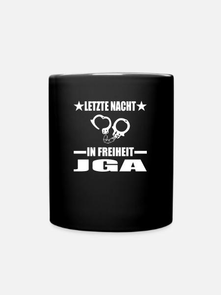 Junggesellenabschied - Tasse einfarbig - Schwarz