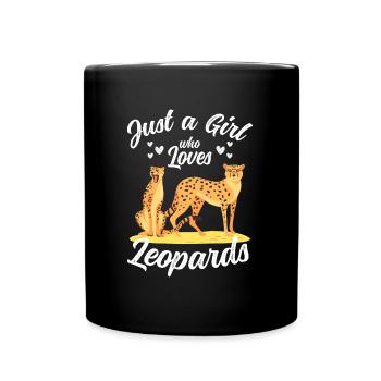 Safari Cheetah Predator - Full Colour Mug - black - Front