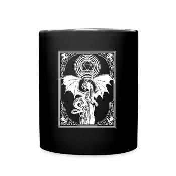 RPG Dragon Dice - Mug uni - noir - Devant