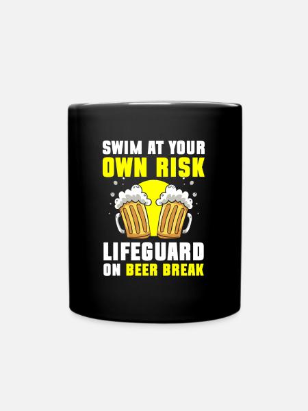 Bademeister Hallenbad Wassersport - Tasse einfarbig - Schwarz