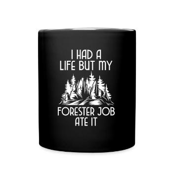 Foresterie Conservation de la nature - Mug uni - noir - Devant