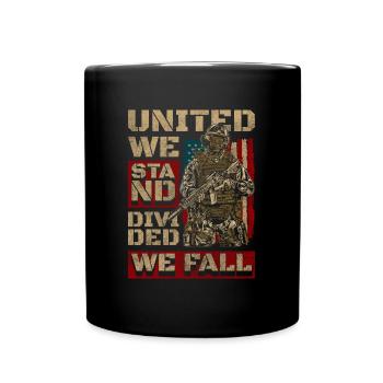 États-Unis Patriot Nation Américain - Mug uni - noir - Devant