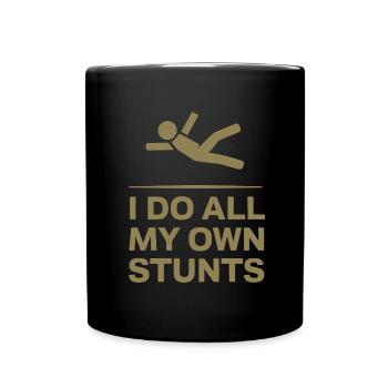 Stick Figure Saying I Make All My Own - Full Colour Mug - black - Front