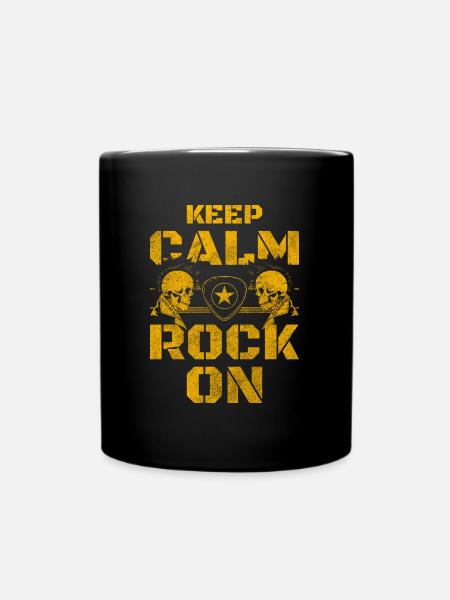 Guitare Rocker Band - Mug uni - noir