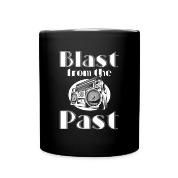 Musikkassette Tape 80er Jahre Oldtimer - Tasse einfarbig - Schwarz - Vorne