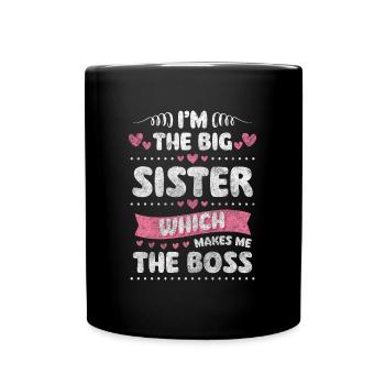Fratrie Amour Progéniture Enfant - Mug uni - noir - Devant