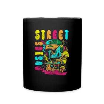 Graffiti Urban Sketch Art Design - Full Colour Mug - black - Front