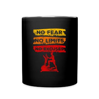 Cardio Sports Équipement Perte de poids Sports d’endurance - Mug uni - noir - Devant