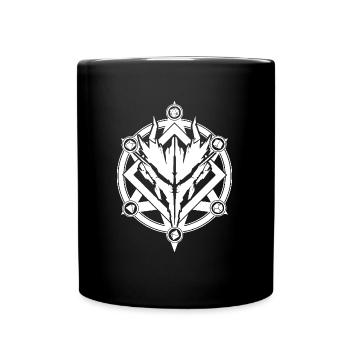 Magic circles Emblem Warlock - Full Colour Mug - black - Front