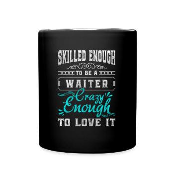Serveuse spécialisée Service de pourboires - Mug uni - noir - Devant
