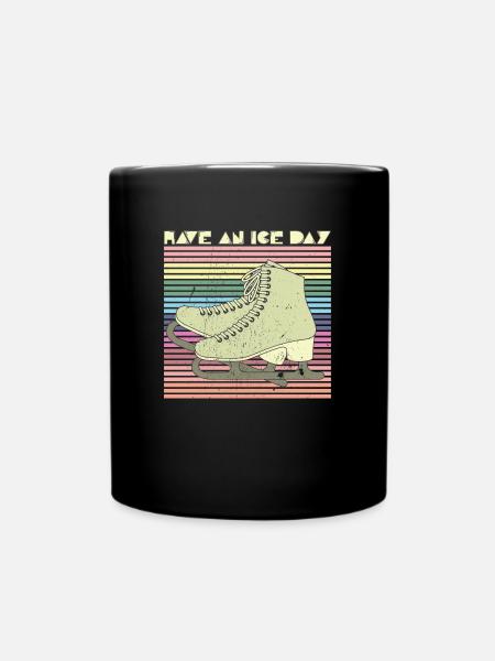 Ice skating Figure skating Ice rink Winter Sport - Full Colour Mug - black