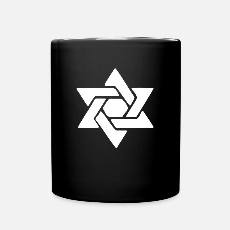 Star of David - Full Colour Mug - black