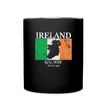 Ireland Galway Europe - Full Colour Mug - black - Front