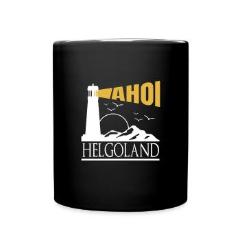 Helgoland Heligoland Nordseeurlaub - Tasse einfarbig - Schwarz - Vorne