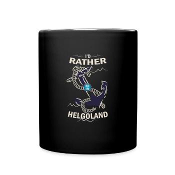 Helgoland Heligoland Nordseeurlaub - Tasse einfarbig - Schwarz - Vorne