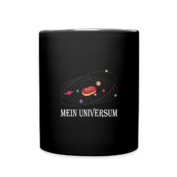 Mettbrötchen Mett Mettigel - Tasse einfarbig - Schwarz - Vorne