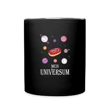 Mettbrötchen Mett Mettigel - Tasse einfarbig - Schwarz - Vorne