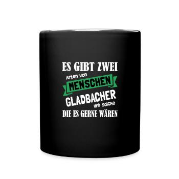 Mönchengladbach Fanartikel - Tasse einfarbig - Schwarz - Vorne