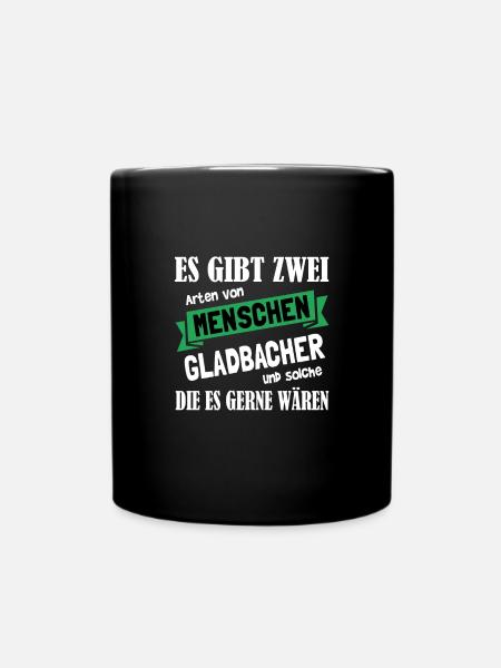 Mönchengladbach Fanartikel - Tasse einfarbig - Schwarz